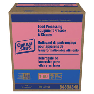 Cream Suds Manual Pot and Pan Presoak and Detergent with Phosphate, Baby Powder Scent, Powder, 50 lb Box (JOY43612) View Product Image