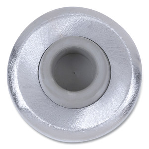 Tell Concave Wall Bumper, 5 x 2 x 6, Satin Chrome View Product Image