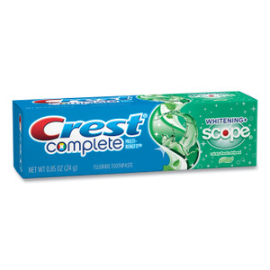 Crest Complete Whitening Toothpaste + Scope, Minty Fresh, 0.85 oz Tube, 36/Carton View Product Image