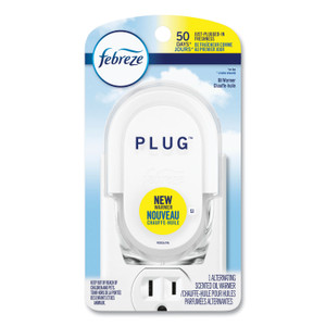 Febreze PLUG Air Freshener Warmer, 2.5" x 3" x 4", Off White, 4/Carton View Product Image