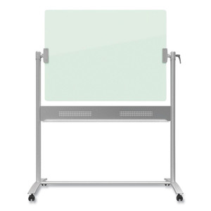 Quartet Infinity Glass Dry-Erase Board Presentation Easel, 24 x 36, White Surface, Frameless (QRTECM43G) View Product Image