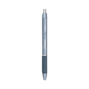Sharpie S-Gel S-Gel Fashion Barrel Gel Pen, Retractable, Medium 0.7 mm, Black Ink, Frost Blue Barrel, 4/Pack (SAN2126213) View Product Image