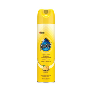 Pledge Furniture Polish, Lemon, 9.7 oz Aerosol Spray (SJN336298EA) View Product Image