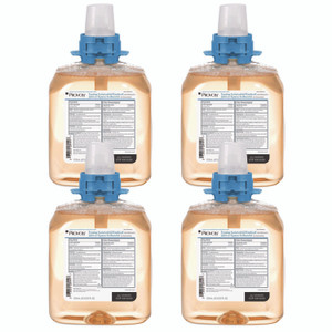 PROVON Foaming Antimicrobial Handwash/Moisturizer Refill, For FMX-12 Dispenser, Light Fruity Scent, 1,250 mL, 4/Carton View Product Image