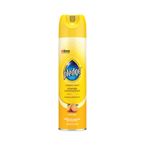 Pledge Furniture Polish, Orange Clean Scent, 9.7 oz Aerosol Spray (SJN336385EA) View Product Image