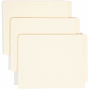 Smead Straight Tab Cut Letter Recycled Fastener Folder - 8 1/2" x 11" - 3/4" Expansion - 2 x 2B Fastener(s) - 2" for Folder - End Tab Location - (SMD34115) Product Image 