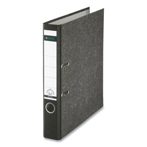 Leitz European Premium A4 Lever-Arch Two-Ring Binder, 2" Capacity, 11.7 x 8.27, Black Marble (LTZR50) View Product Image