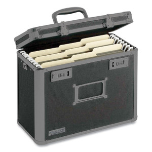Vaultz Locking Personal File Tote, Letter, 7.25 x 13.75 x 12.5, Tactical Black (IDEVZ00310) View Product Image