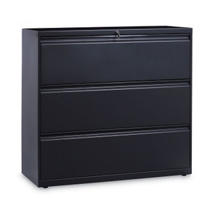 Lateral File, 3 Legal/Letter/A4/A5-Size File Drawers, Charcoal, 42" x 18.63" x 40.25" (ALEHLF4241CC) View Product Image