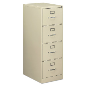 Economy Vertical File, 4 Legal-Size File Drawers, Putty, 18" x 25" x 52" (ALEHVF1952PY) View Product Image