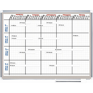 MasterVision Dry-erase Magnetic Planning Board (BVCGA27109830A) View Product Image