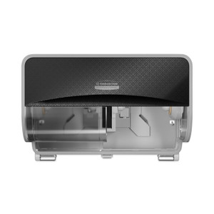 Kimberly-Clark Professional* ICON Coreless Standard Roll Toilet Paper Dispenser, 8.43 x 13 x 7.25, Black Mosaic View Product Image