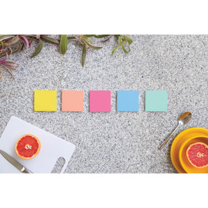 Note Pads in Summer Joy Collection Colors, 3" x 3", Summer Joy Collection Colors, 90 Sheets/Pad, 12 Pads/Pack (MMM65412SSJOY) View Product Image
