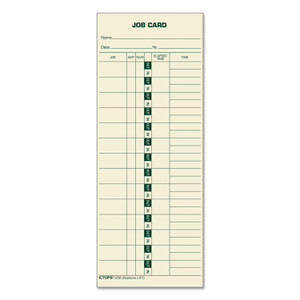 TOPS Manilla Job Cards, Replacement for 15-800622/L-61, One Side, 3.5 x 9, 500/Box (TOP1258) View Product Image