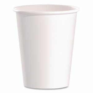 SOLO Paper Hot Cups, 10 oz, White, 50/Pack View Product Image