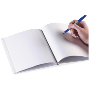 Ashley Productions, Inc. Hardcover Blank Book, 8-1/2"x11", 28Pgs, White (ASH10705) View Product Image