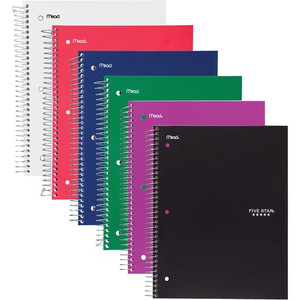 Five Star Three-subject Notebook (MEA05204) View Product Image