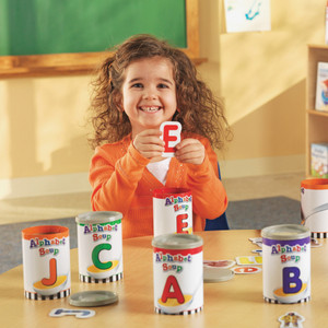 Learning Resources Alphabet Soup Sorters Skill Set (LRNLER6801) View Product Image