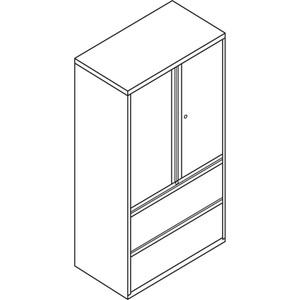 HON Brigade 800 H885LS Lateral File - 64.3" Height x 36" Width x 18" Depth - (HON885LSL) View Product Image