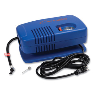 Champion Sports Electric Inflating Pump with Gauge, Hose and Needle, 0.25 hp Compressor, 50 psi, 8 ft Cord View Product Image