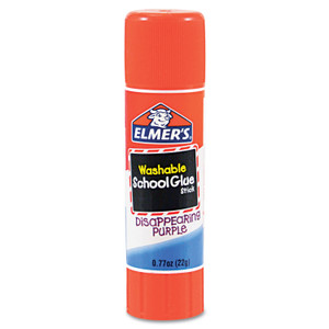 Elmer's School Glue Stick, 0.77 oz, Dries Clear View Product Image