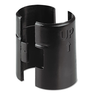 Alera Wire Shelving Shelf Lock Clips, Plastic, Black, 4 Clips/Pack View Product Image