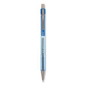 Pilot Better Ballpoint Pen, Retractable, Medium 1 mm, Blue Ink, Translucent Blue Barrel, Dozen (PIL30006) View Product Image