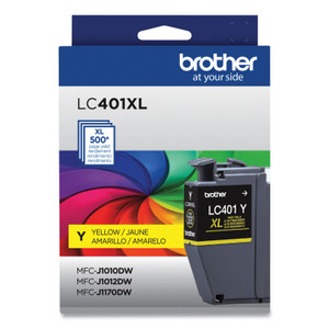 Brother LC401XLYS High-Yield Ink, 500 Page-Yield, Yellow View Product Image