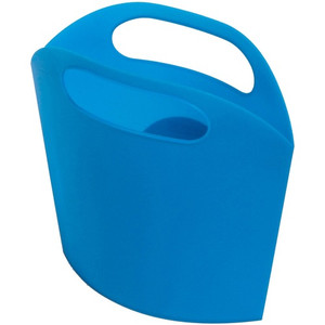 Deflecto Antimicrobial Kids Mini Tote Blue - External Dimensions: 8" Width x 5.4" Depth x 2" Height - Plastic - Blue - For Art Supplies, Crayon Product Image 