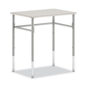 HON SmartLink Student Desk, Rectangle, 20" x 26" x 23" to 33", White, 2/Carton View Product Image
