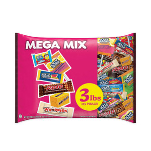 Hershey's Mega Mix Chocolate and Sweets Assortment, 135 Individually Wrapped Chocolates/Candies View Product Image