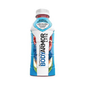 BodyArmor LYTE Sports Drink, Blueberry Pomegranate, 16 oz Bottle, 12/Pack View Product Image