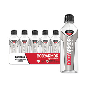 BodyArmor SportWater Alkaline Water, 23.67 oz Bottle, 24/Pack View Product Image