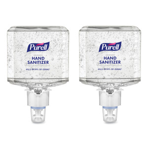PURELL Advanced Hand Sanitizer Gel Refill, 1,200 mL, Clean Scent, For ES4 Dispensers, 2/Carton View Product Image