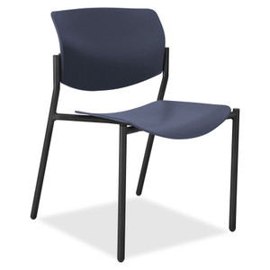 Lorell Stack Chairs with Molded Plastic Seat & Back (LLR83113A204) View Product Image