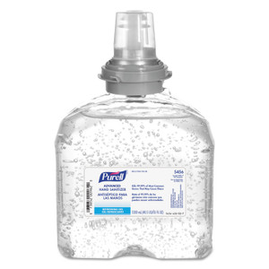PURELL Advanced Hand Sanitizer TFX Refill, Gel, 1,200 mL, Unscented (GOJ545604EA) View Product Image