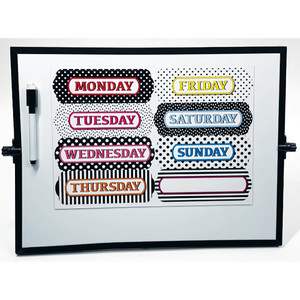 Ashley Magnetic Chalkboard Days of the Week (ASH19025) View Product Image