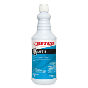 Betco AF315 Disinfectant Cleaner, Citrus Floral Scent, 32 oz Bottle, 12/Carton (BET3151200) View Product Image