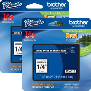 Brother P-Touch Tze Laminated Tape Cartridges (BRTTZE315BD) View Product Image