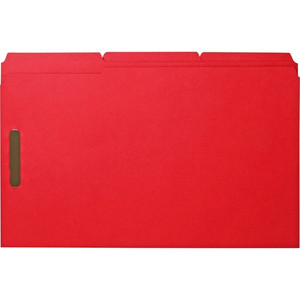 Business Source 1/3 Tab Cut Legal Recycled Fastener Folder (BSN17221) View Product Image