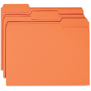 Business Source 1/3 Tab Cut Recycled Top Tab File Folder (BSN44105) View Product Image