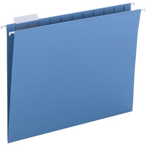 Business Source 1/5 Tab Cut Letter Recycled Hanging Folder (BSN03176) View Product Image