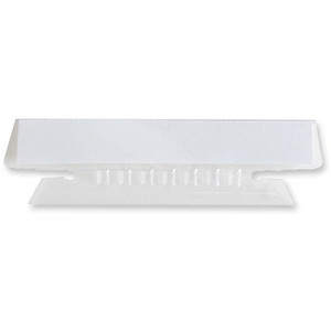 Business Source Plastic Clear Tabs (BSN43T) View Product Image