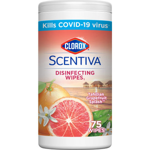 Clorox Scentiva Wipes, Bleach Free Cleaning Wipes (CLO60036) View Product Image