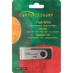 Compucessory Password Protected USB Flash Drives (CCS26467) View Product Image