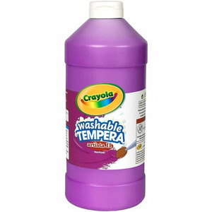 Crayola Washable Tempera Paint - 1 Color(s) - Violet - 1 quart - Washable Product Image 