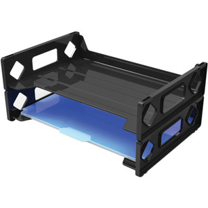 Deflecto Sustainable Office Stackable Desk Tray (DEF399104) View Product Image