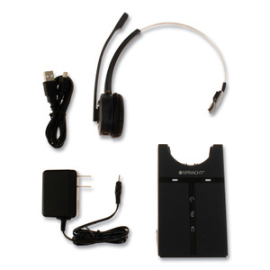 Spracht ZuM Maestro USB Monaural Over The Head Headset, Black View Product Image