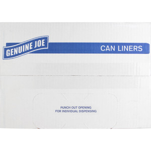 Genuine Joe Heavy-Duty Trash Can Liners (GJO01532) View Product Image