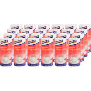 Genuine Joe Nondairy Creamer Canister - 0.75 lb (12 oz) - 3/Pack Product Image 